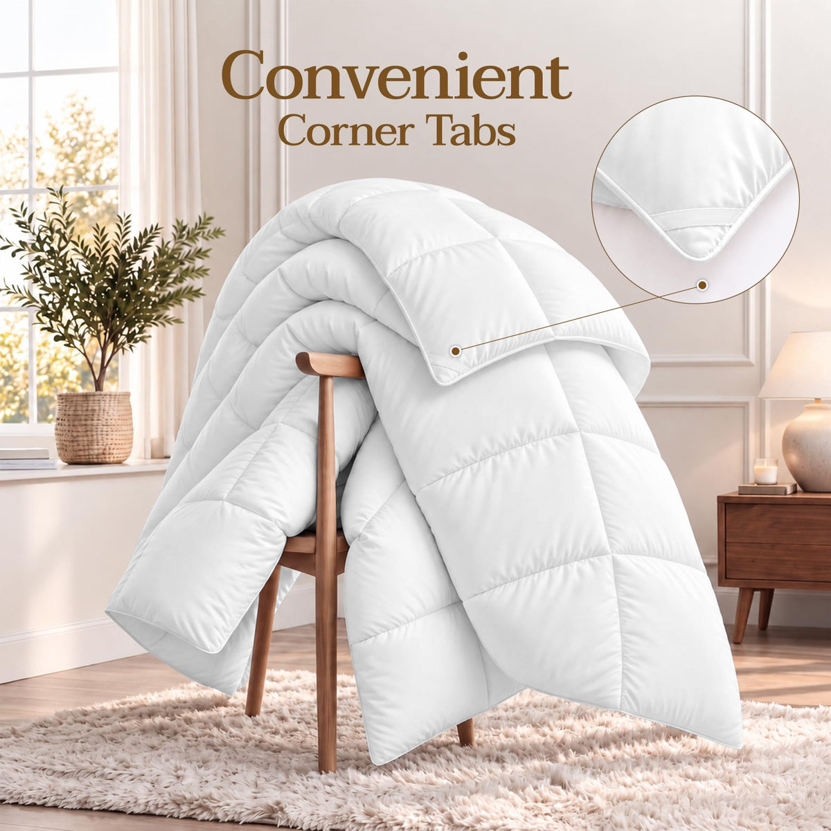 Utopia Bedding Duvet Insert, Comforters Queen Size 88 x 88 Inches, White
