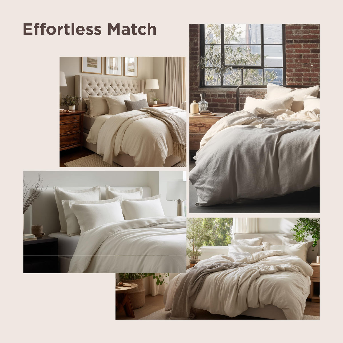 Bedsure White Duvet Cover Queen - 3Pcs Prewashed Soft Bedding Set