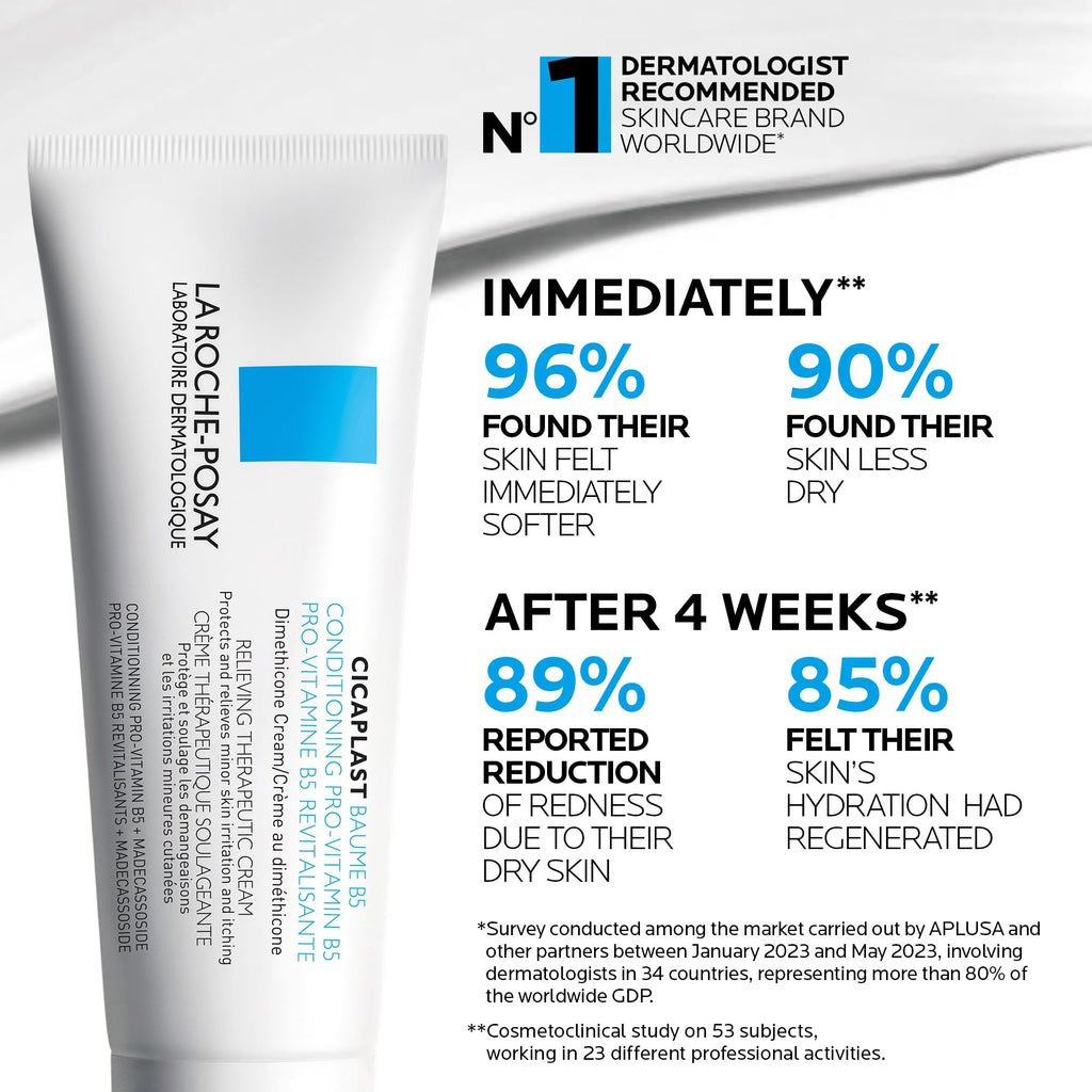 La Roche-Posay Cicaplast Baume B5, Multi-Purpose Balm for Dry Skin, 100mL