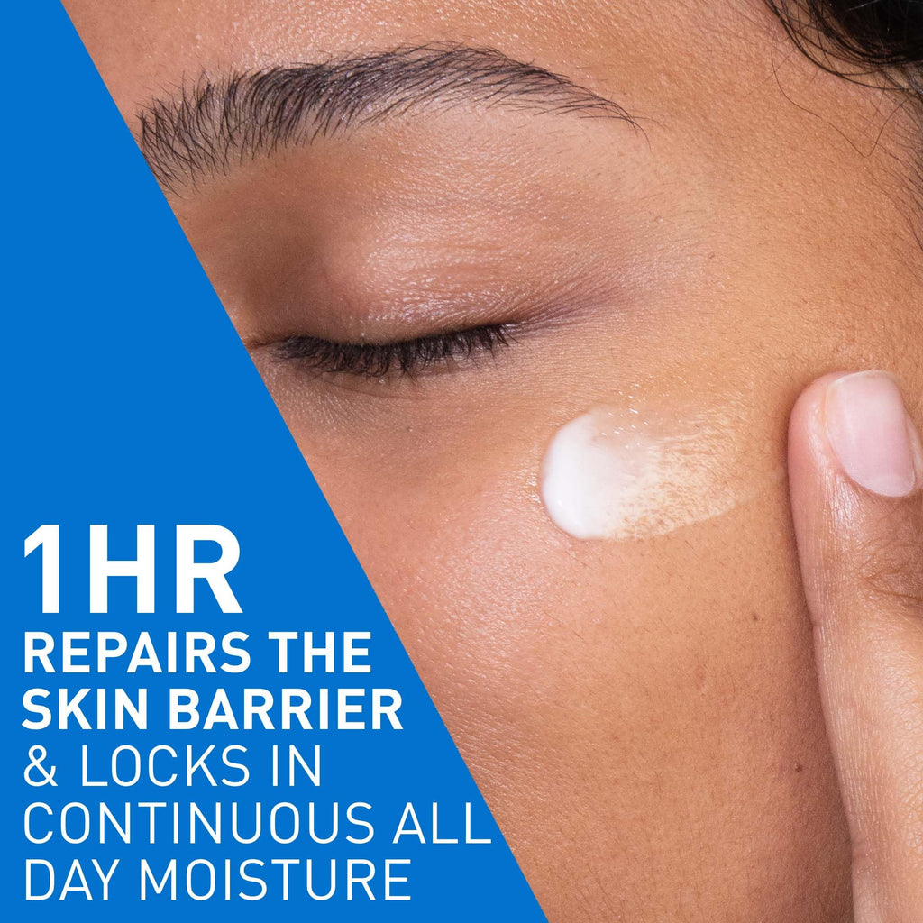 CeraVe Facial Moisturizing Lotion Pm | Ultra Lightweight, Night Face Moisturizer With Hyaluronic Acid | Fragrance Free, 89 Milliliters (1 Pack)