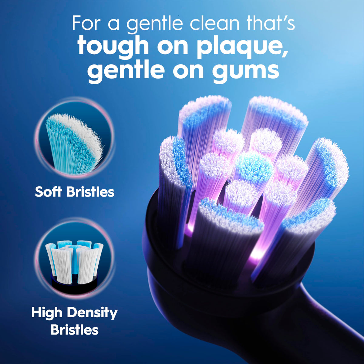 Oral-B iO2 Electric Toothbrush, for an Easy Switch to Electric, Night Black, Rechargeable Electric Toothbrushes, iO Series 2 Limited with 1 Power Toothbrush, 1 Brush Head, and 1 Travel Case