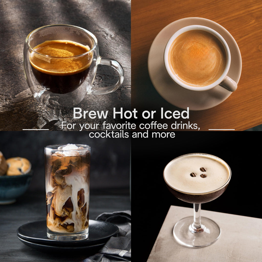 De'Longhi Rivelia Automatic Espresso Machine, Milk Frother, Black