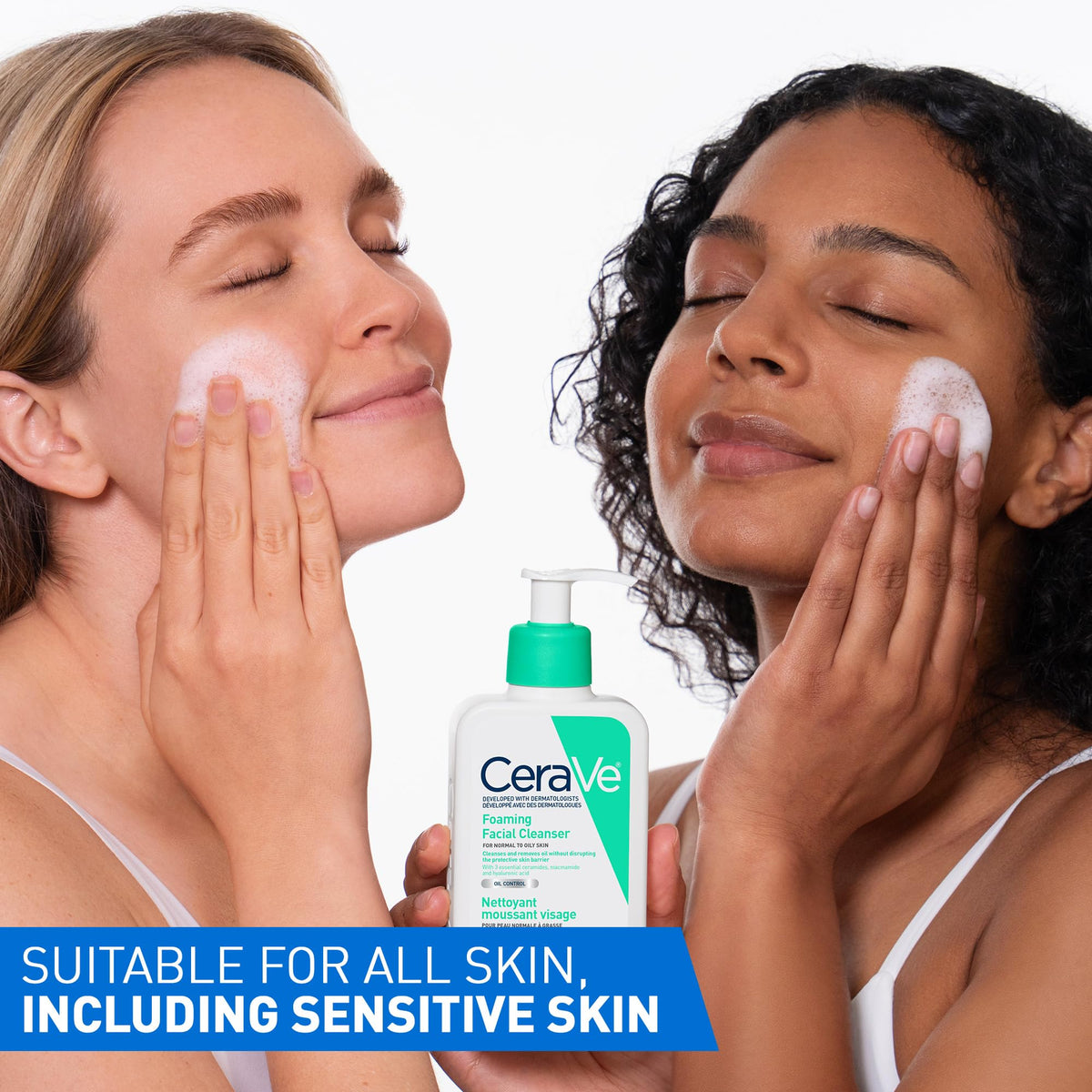 CeraVe Foaming Face Wash with Niacinamide & Hyaluronic Acid, 562mL
