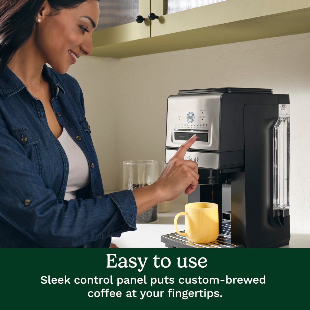 Cuisinart Coffee Maker, Programmable Grind & Brew, Iced & Hot, 8-24 oz
