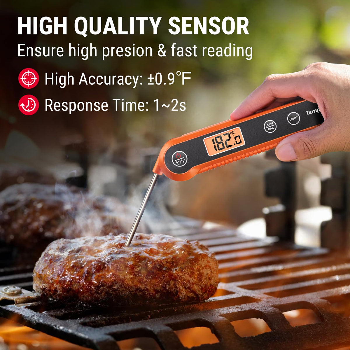 TempPro TempSwift 1 Sec Meat Thermometer Digital Instant Read Thermometer