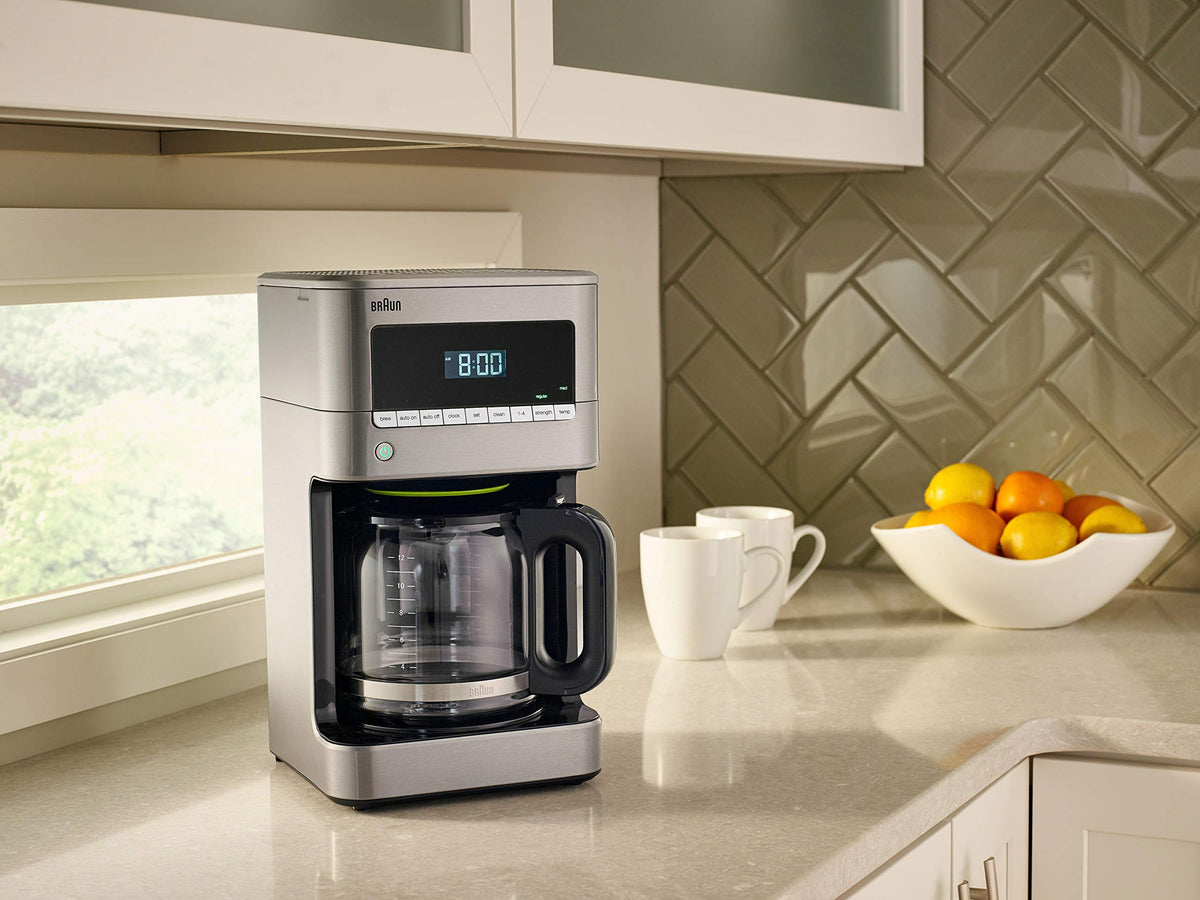 Braun BrewSense 12-Cup Drip Coffee Maker w/Pause & Pour Anti-Drip System
