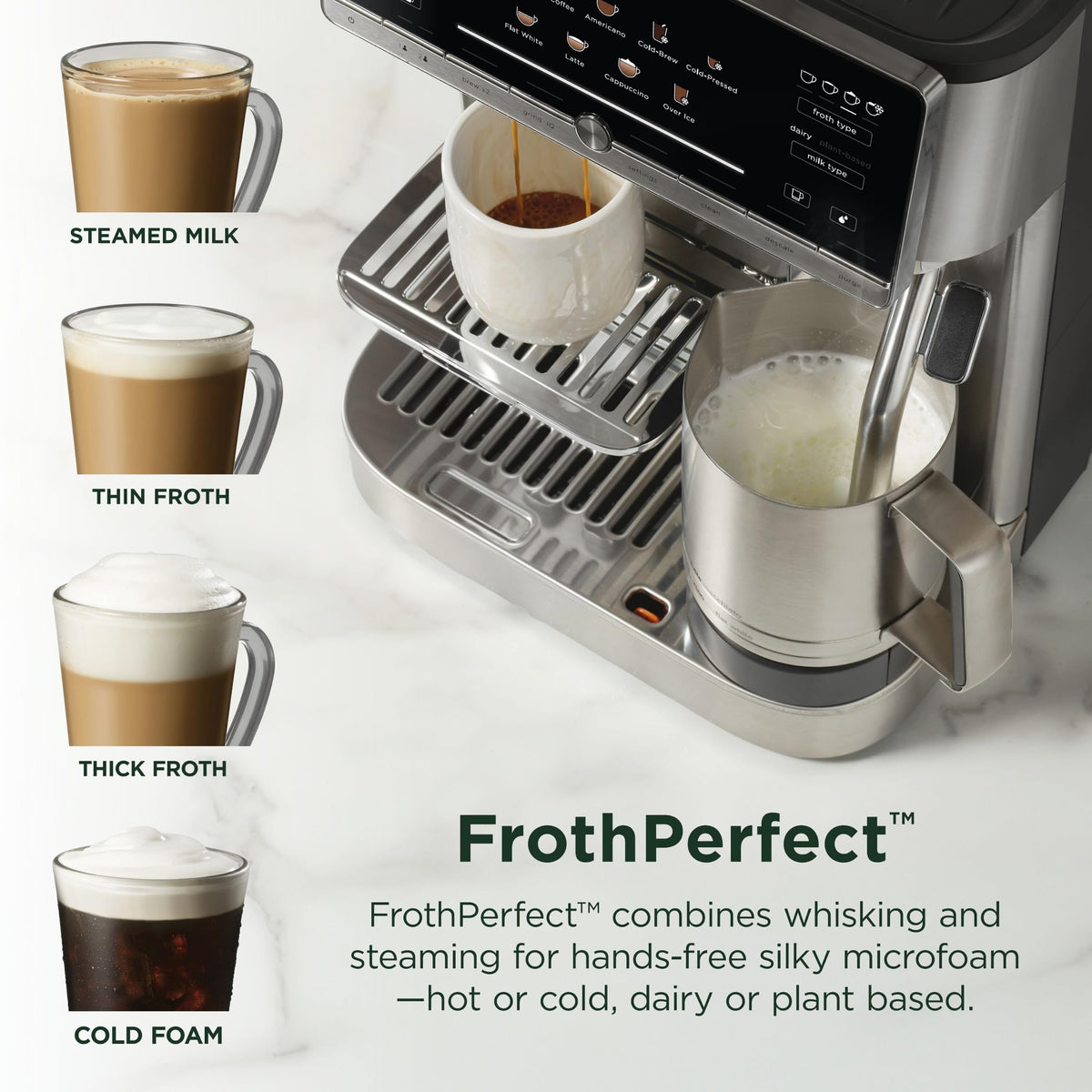 Ninja AutoBarista Fully Automatic Espresso, 10 Drink Options, AE1001C