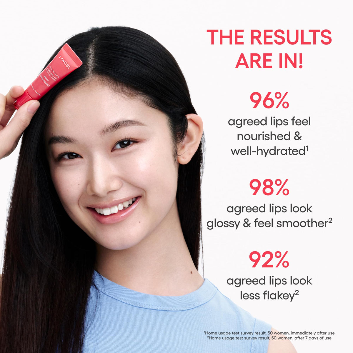 LANEIGE Lip Glowy Balm, Berry: Sheer Tinted Lip Moisturizer with Shea Butter, for Hydrating Shine & Soft Lips