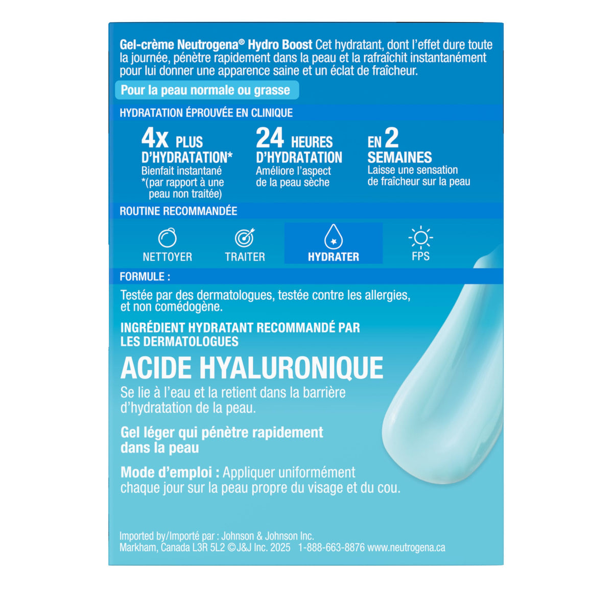 Neutrogena Hydro Boost Gel Cream Face Moisturizer, 47mL