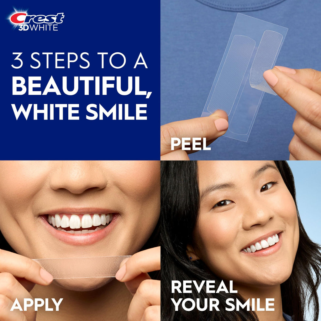 Crest 3D Whitestrips Professional White At-Home Teeth Whitening Kit, 22 Treatments, 20 Levels Whiter