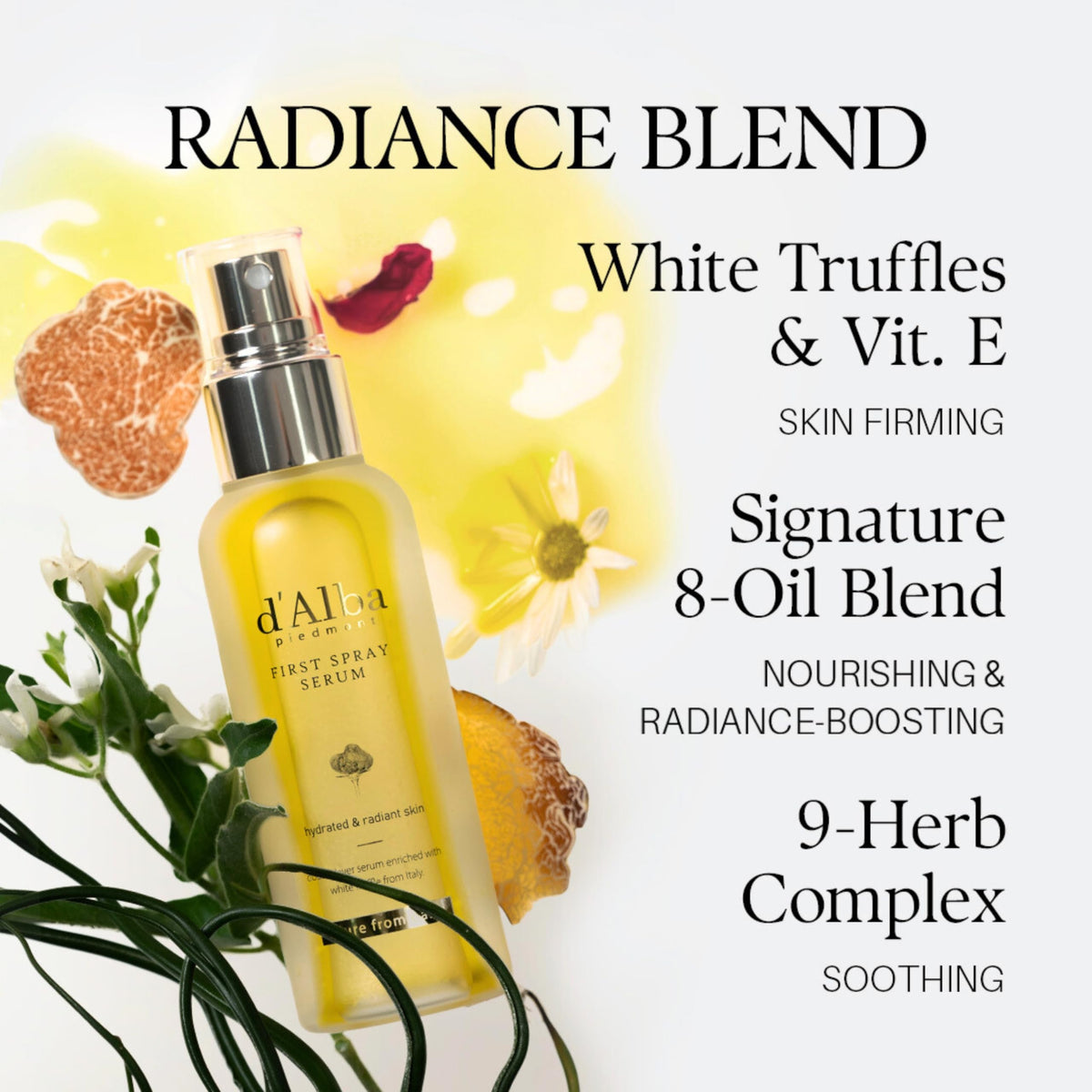 d'alba Piedmont Italian White Truffle First Spray Serum (180ml)