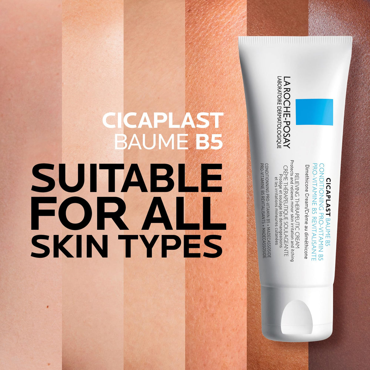 La Roche-Posay Cicaplast Baume B5, Multi-Purpose Balm for Dry Skin, 100mL