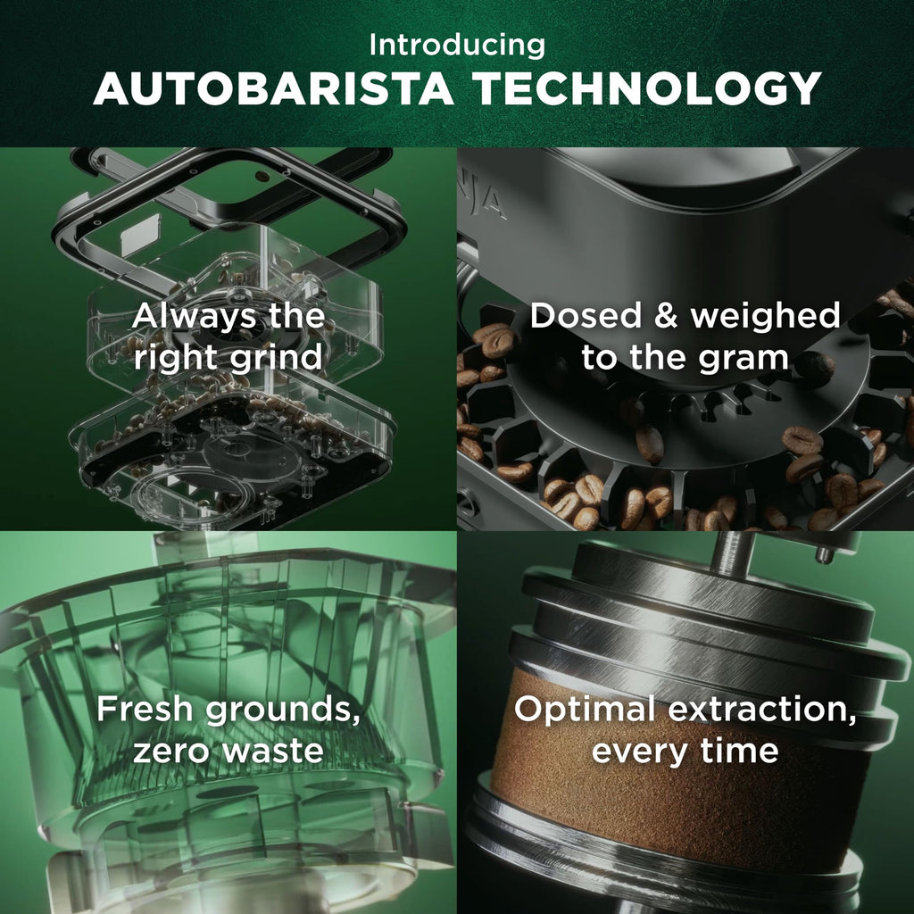 Ninja AutoBarista Fully Automatic Espresso, 10 Drink Options, AE1001C