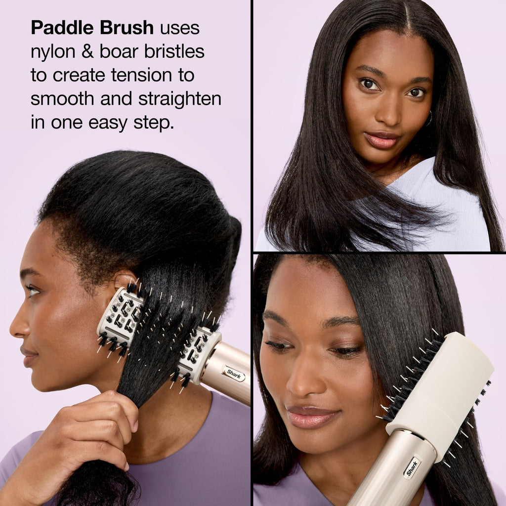 Shark HD430C FlexStyle Air Styling & Drying System, Powerful Hair Blow Dryer & Multi-Styler with Auto-Wrap Curlers, Paddle Brush, Oval Brush, Concentrator Attachment, Stone