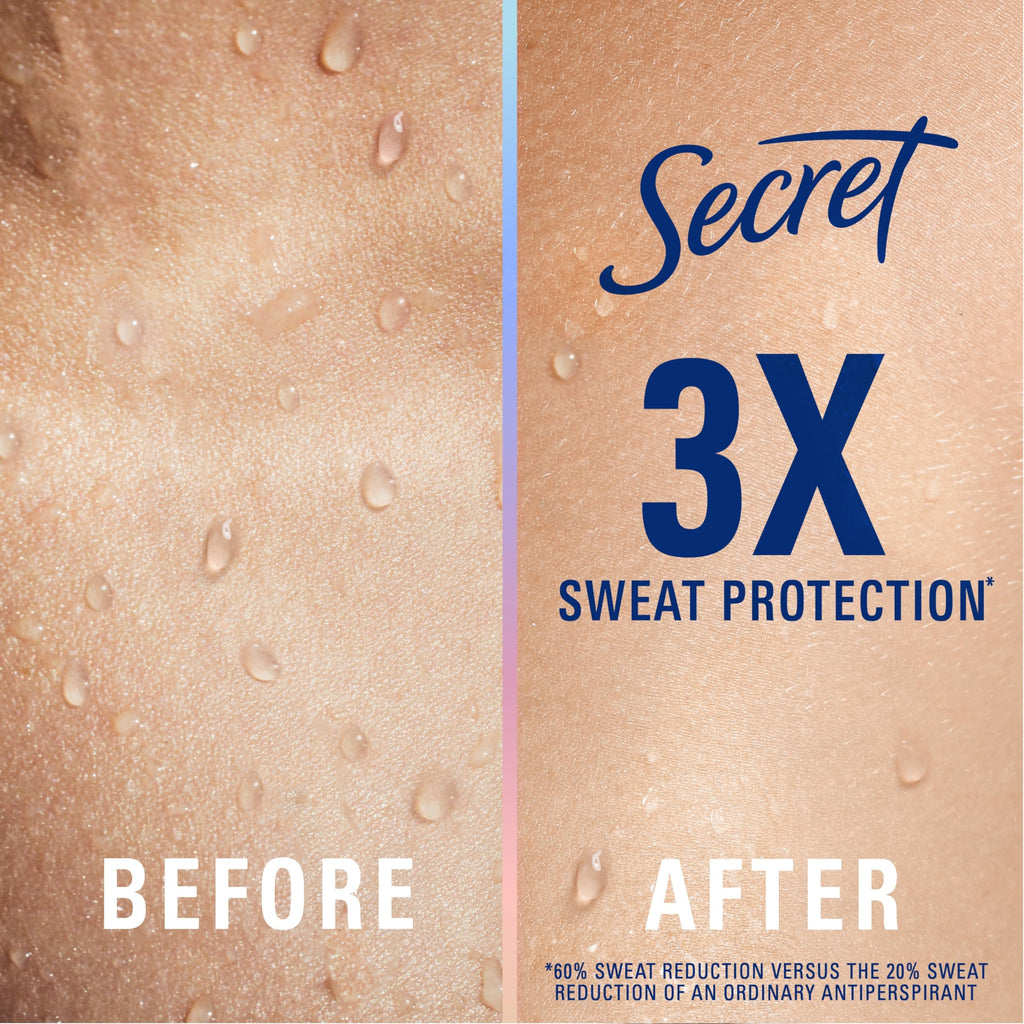 Secret Clinical Strength Invisible Solid Antiperspirant and Deodorant, Completely Clean, 45 g