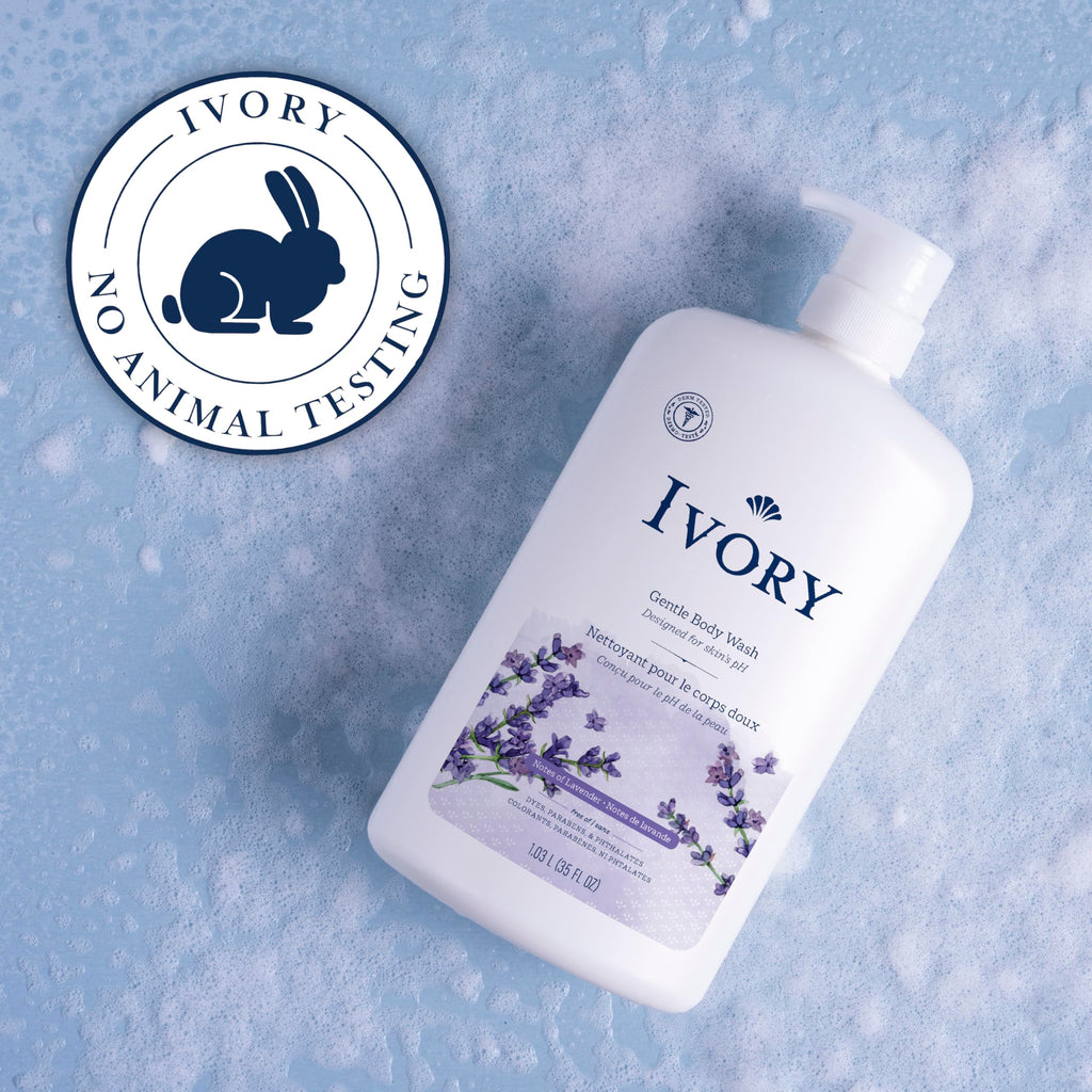 Ivory Gentle Body Wash, Notes of Lavender, 1.03 L