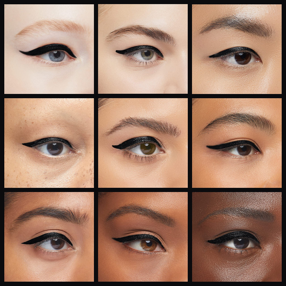Rimmel London - Exaggerate Waterproof Eye Definer, built-in smudger & sharpener, creamy matte finish, Up to 10H, long-lasting, 100% Cruelty-Free, Black - 261 (Uncarded)
