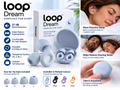 Loop Dream Earplugs for Sleep & Snoring – 27 dB Noise Reduction, Reusable Comfortable Fit