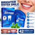 Waving Palms PAP+ Teeth Whitening Strips for Sensitive Teeth – 42 Strips, 21 Treatments