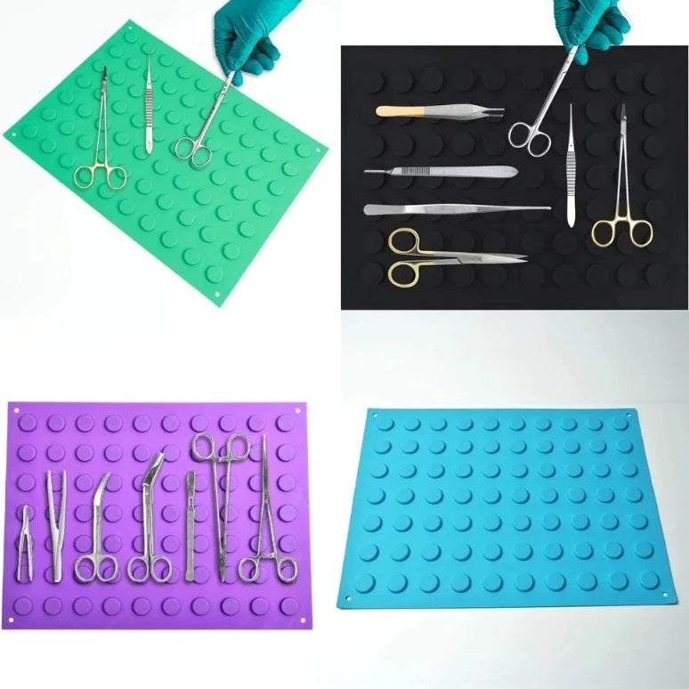 12X16" Magnetic Instruments Surgicals Mat Tool Attachments Mats Magnetic Silicone Tools Mats Pad Reusable Suitable 30X40CM
