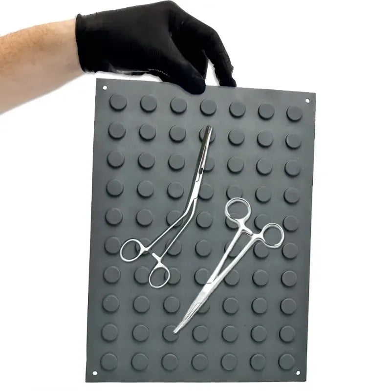 12X16" Magnetic Instruments Surgicals Mat Tool Attachments Mats Magnetic Silicone Tools Mats Pad Reusable Suitable 30X40CM